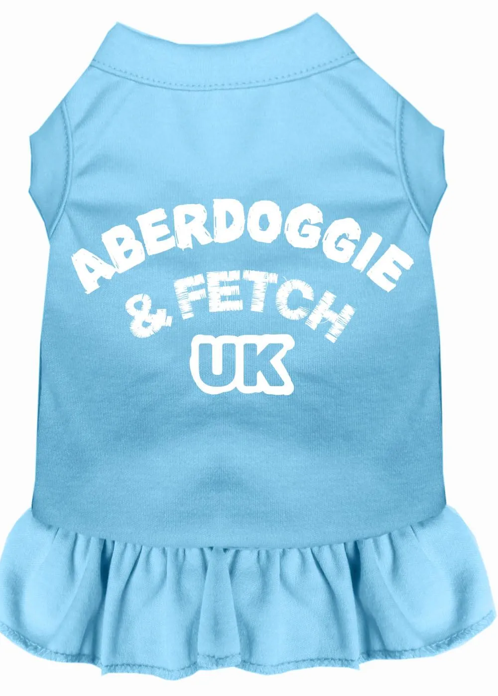 Aberdoggie Uk Screen Print Dress Baby Blue Lg (14)