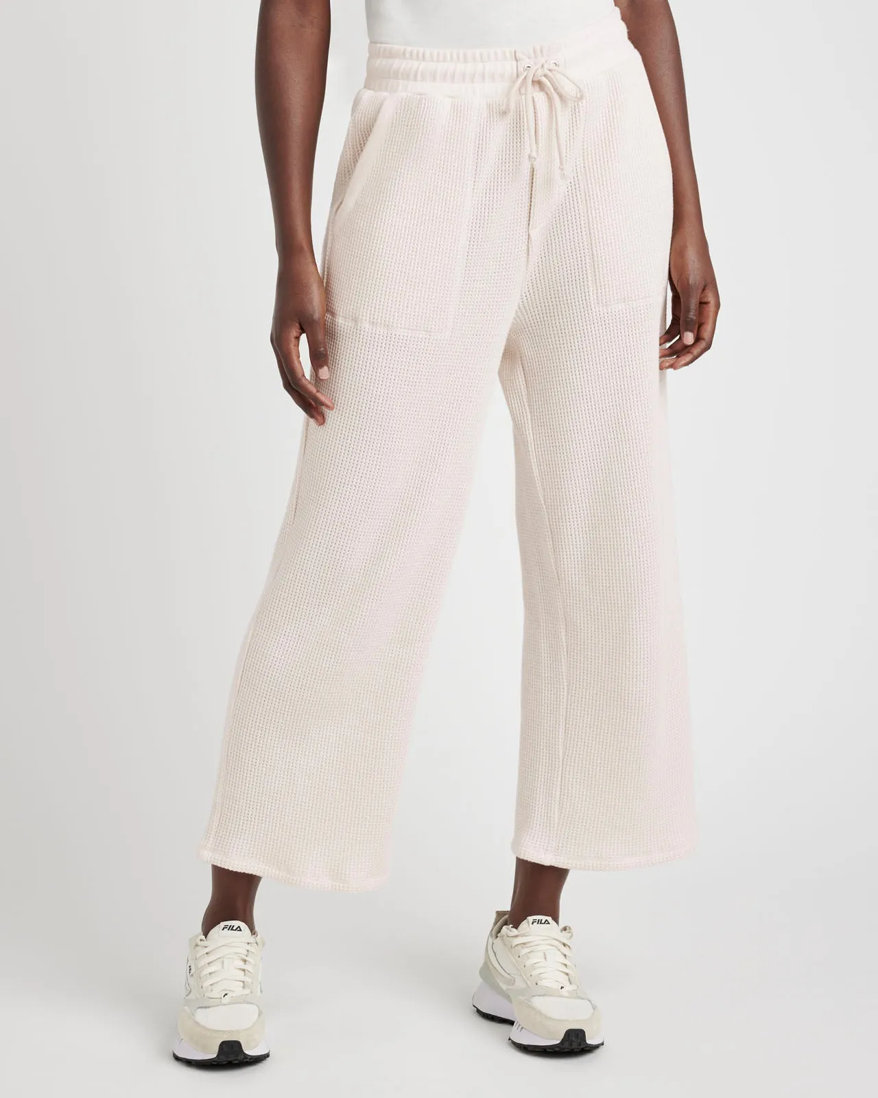 Alina Waffle Wide Leg Pant