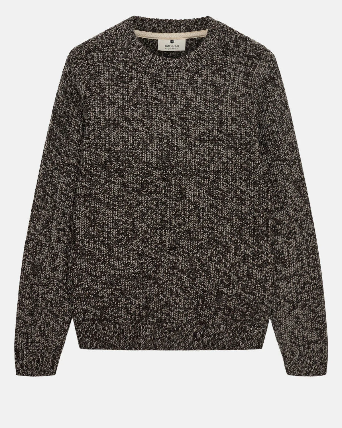 Anerkjendt aksune heavy crew knit incense