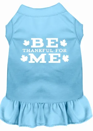 Be Thankful For Me Screen Print Dress Baby Blue Lg (14)