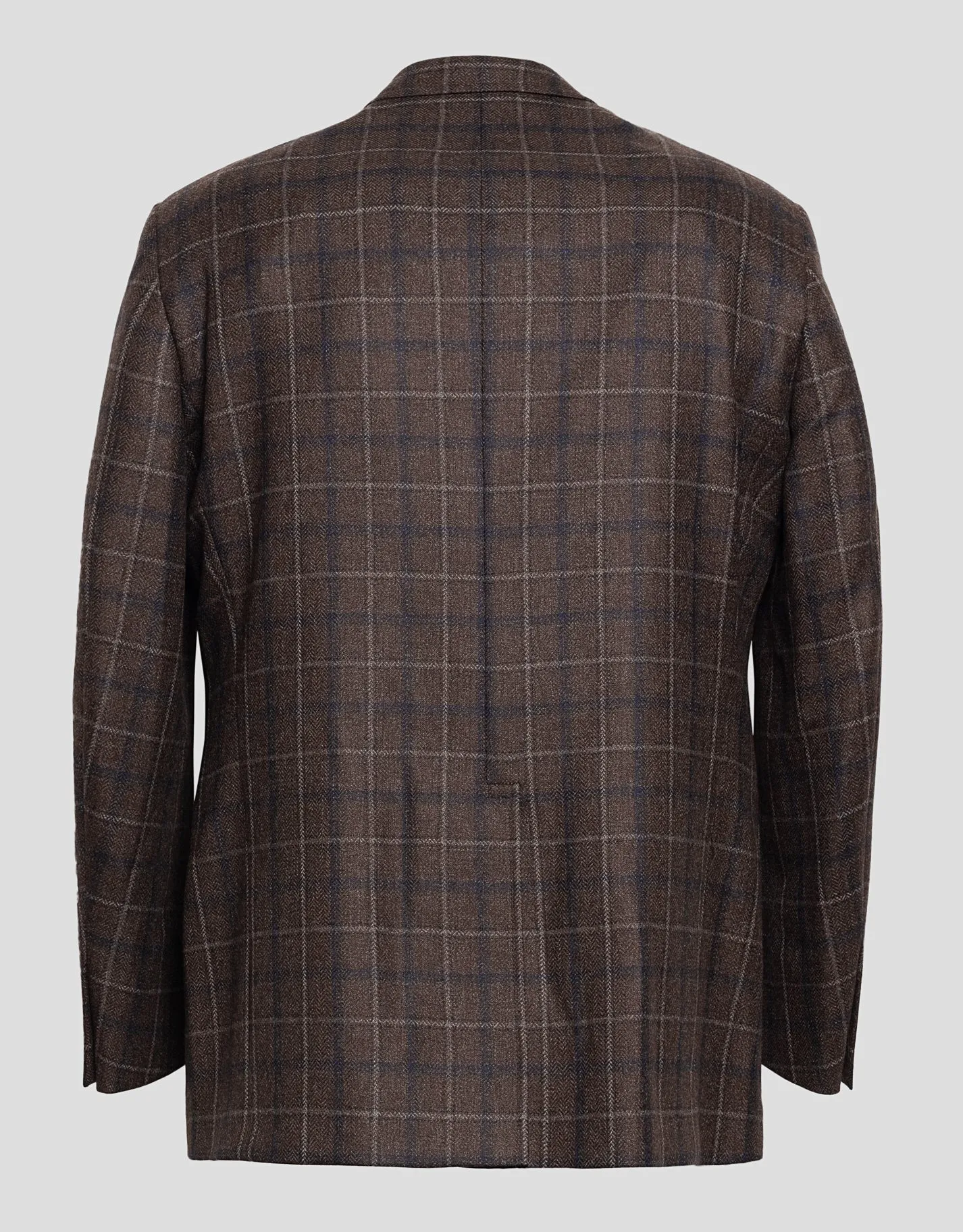 BROWN MULTI WINDOWPANE SPORT COAT