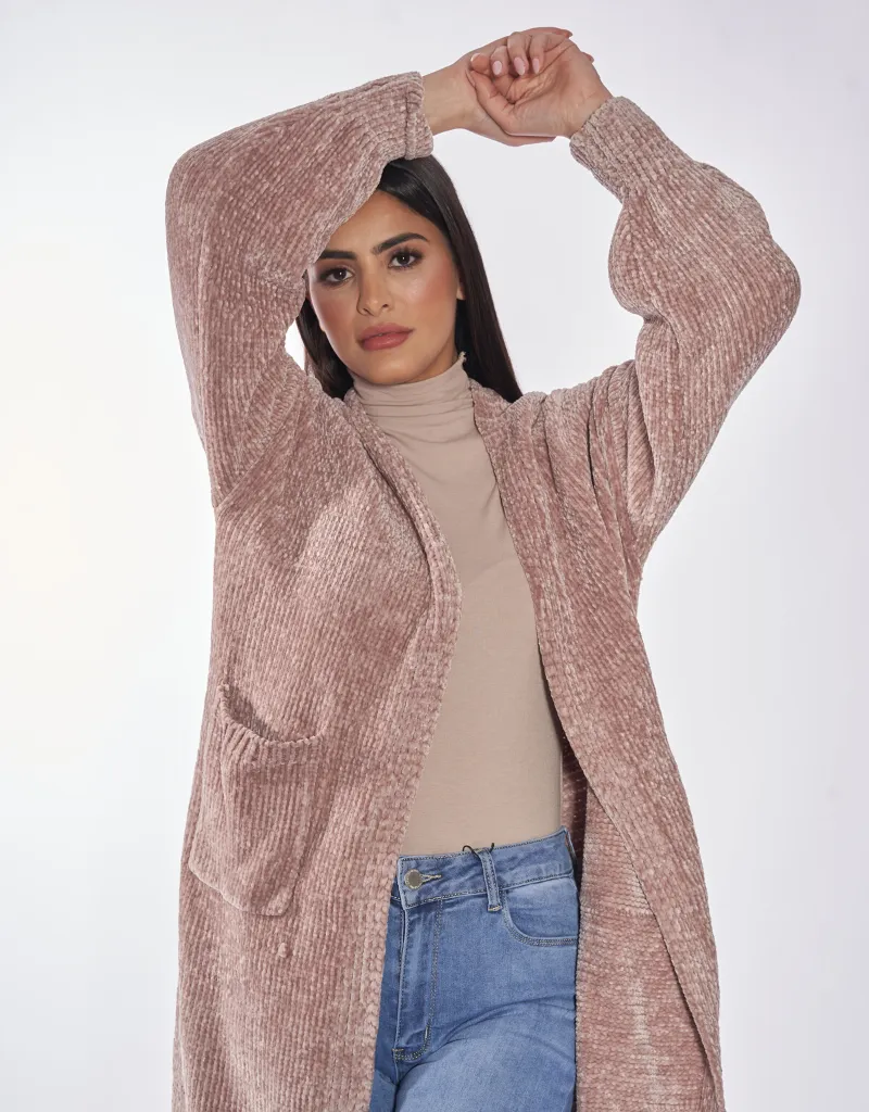 Chennille Knit Cardi