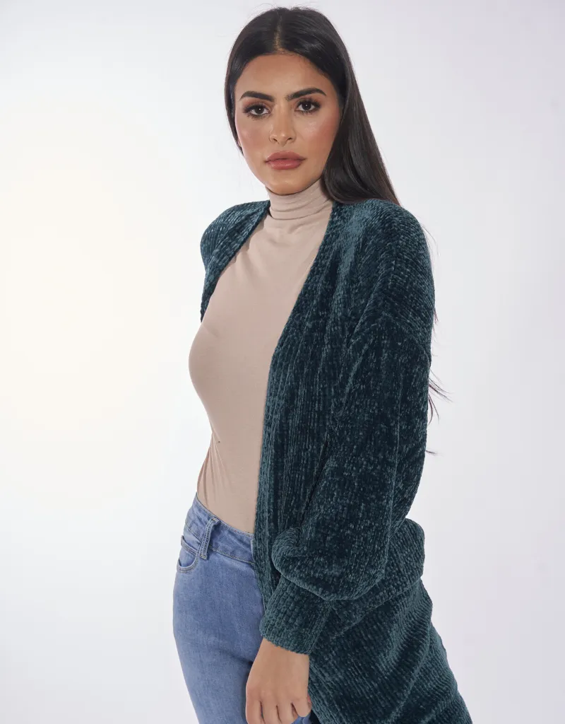 Chennille Knit Cardi