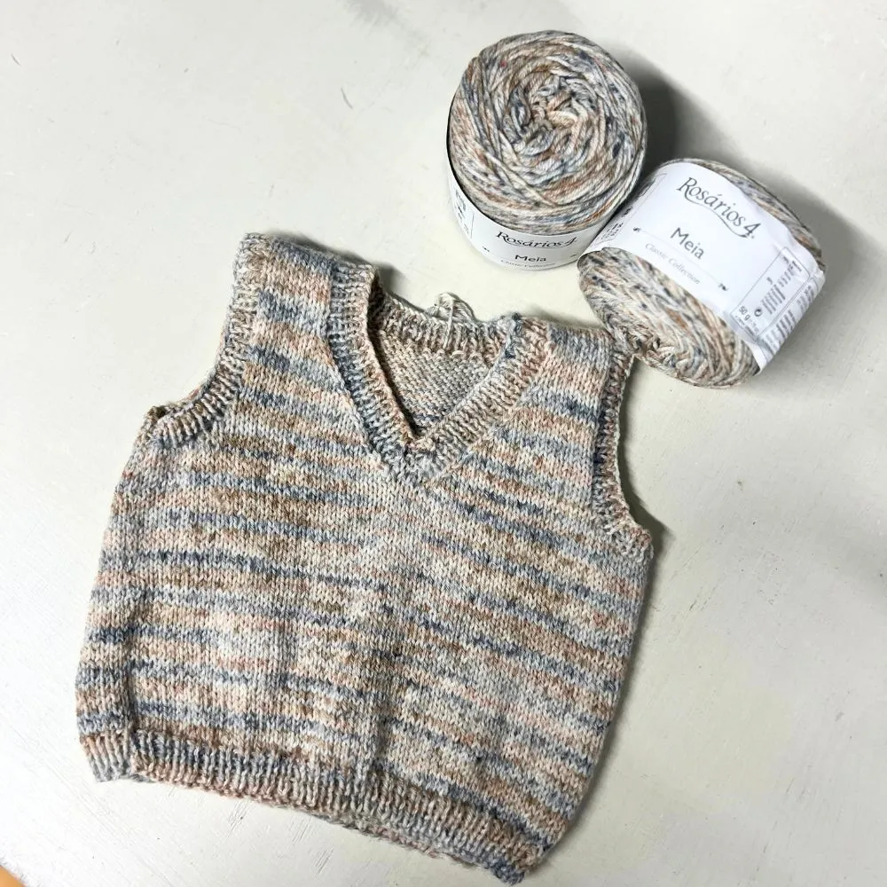 Classic Baby / Toddler Pullover Vest Knit Kit