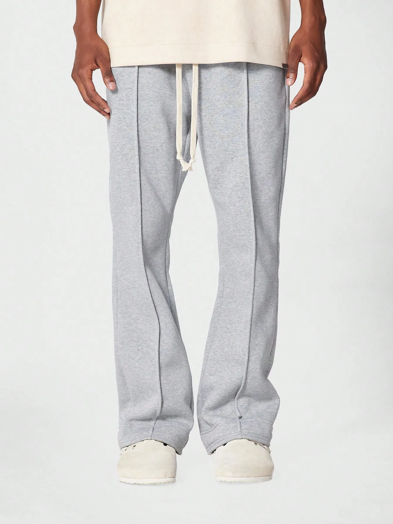 Flare Fit Pleated Jogger