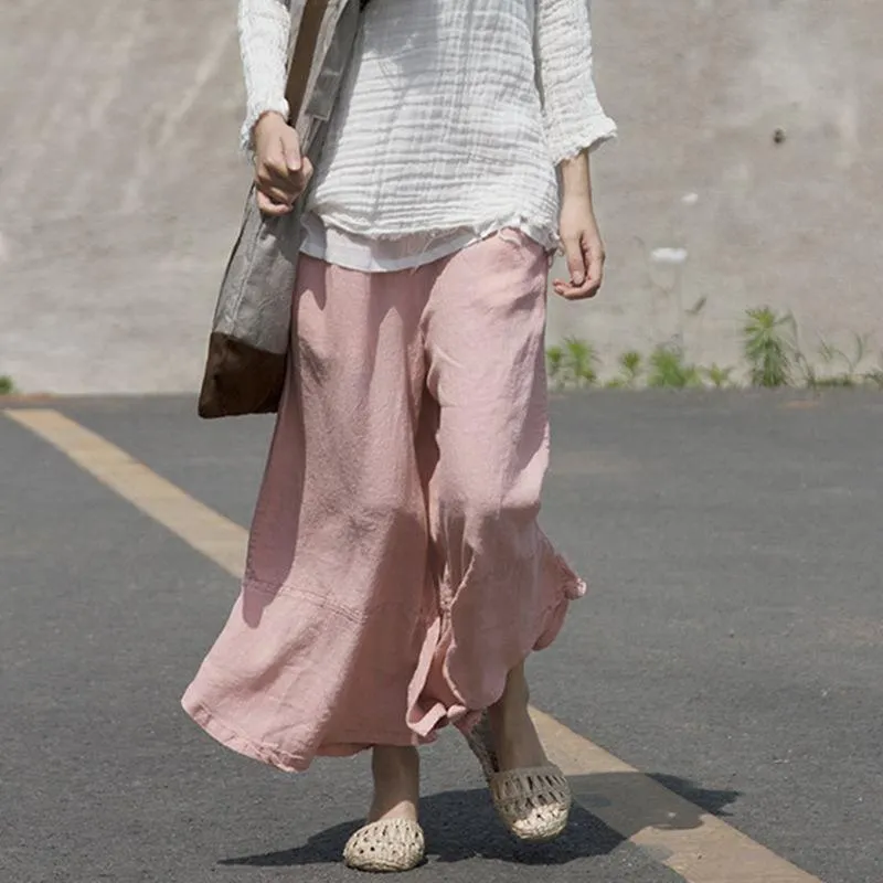 Flowy 3/4 Palazzo Pants | Lotus