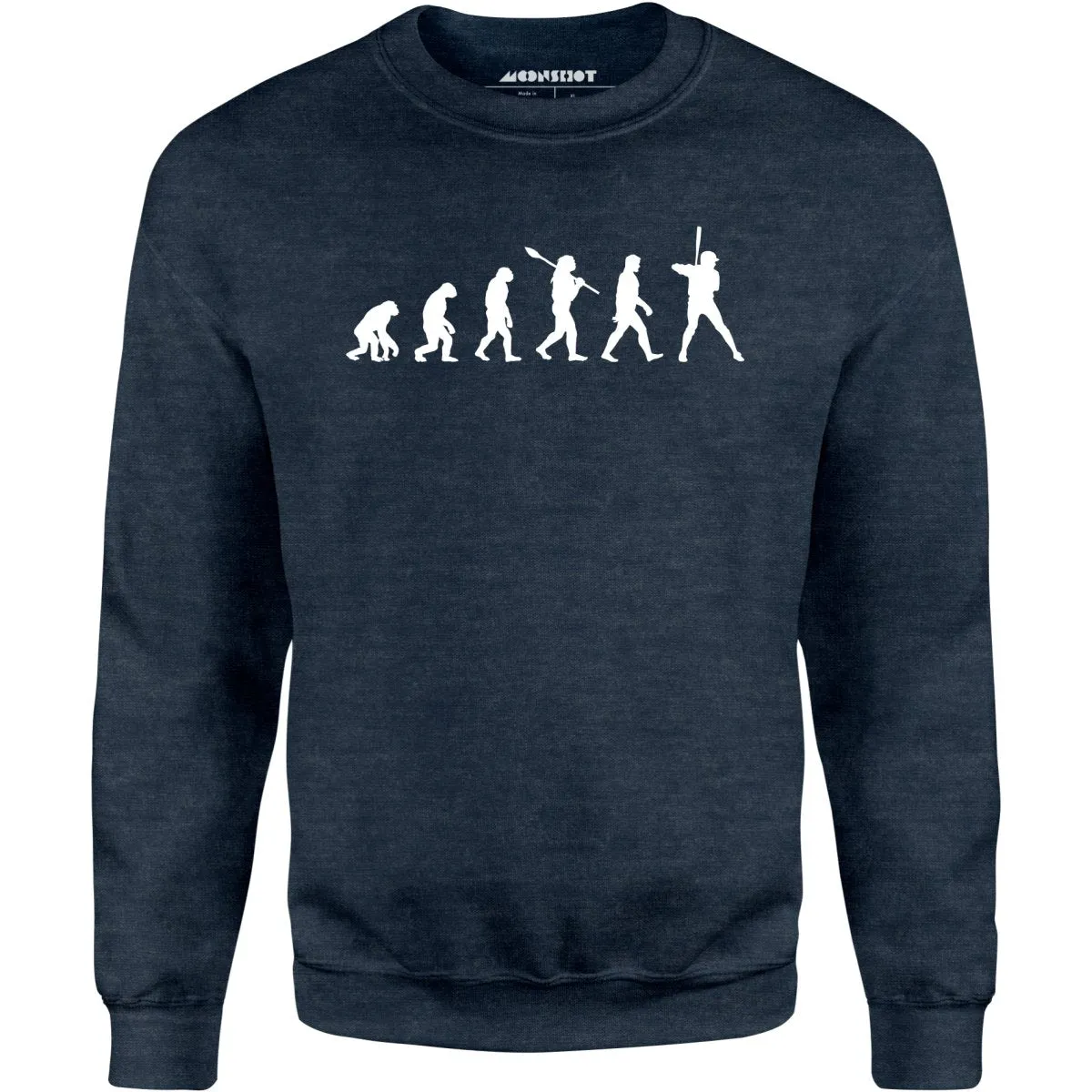 Funny Baseball Evolution - Unisex Sweatshirt