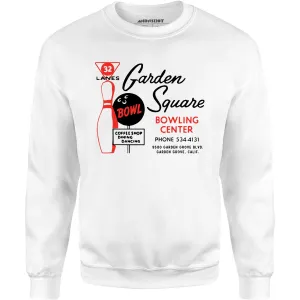 Garden Square Lanes - Garden Grove, CA - Vintage Bowling Alley - Unisex Sweatshirt