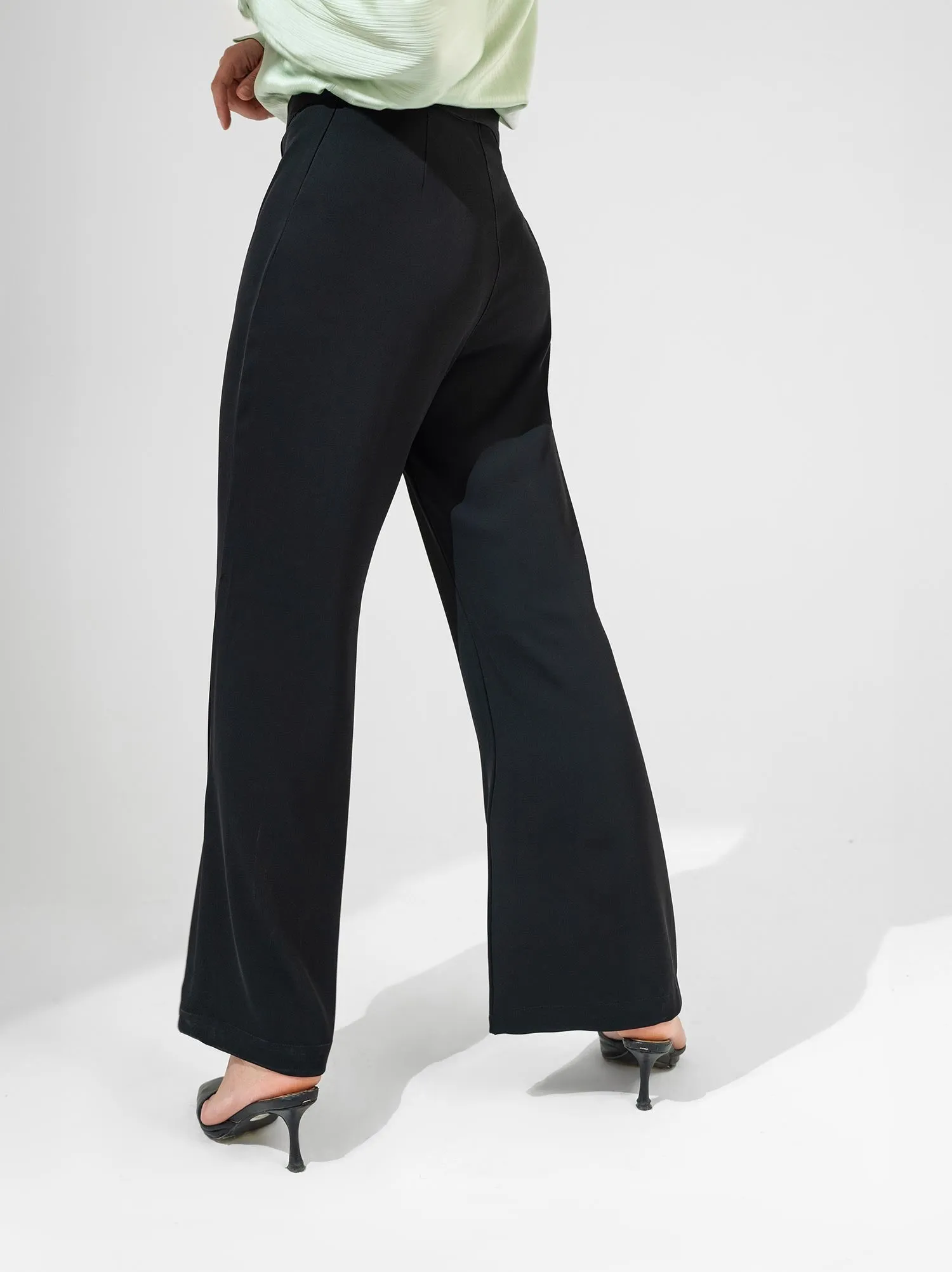 High Waist Flared Pants - KC Shop