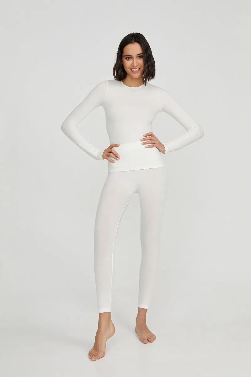 High-waist micromodal leggings