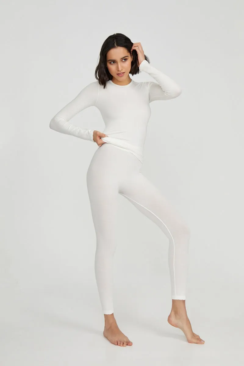 High-waist micromodal leggings