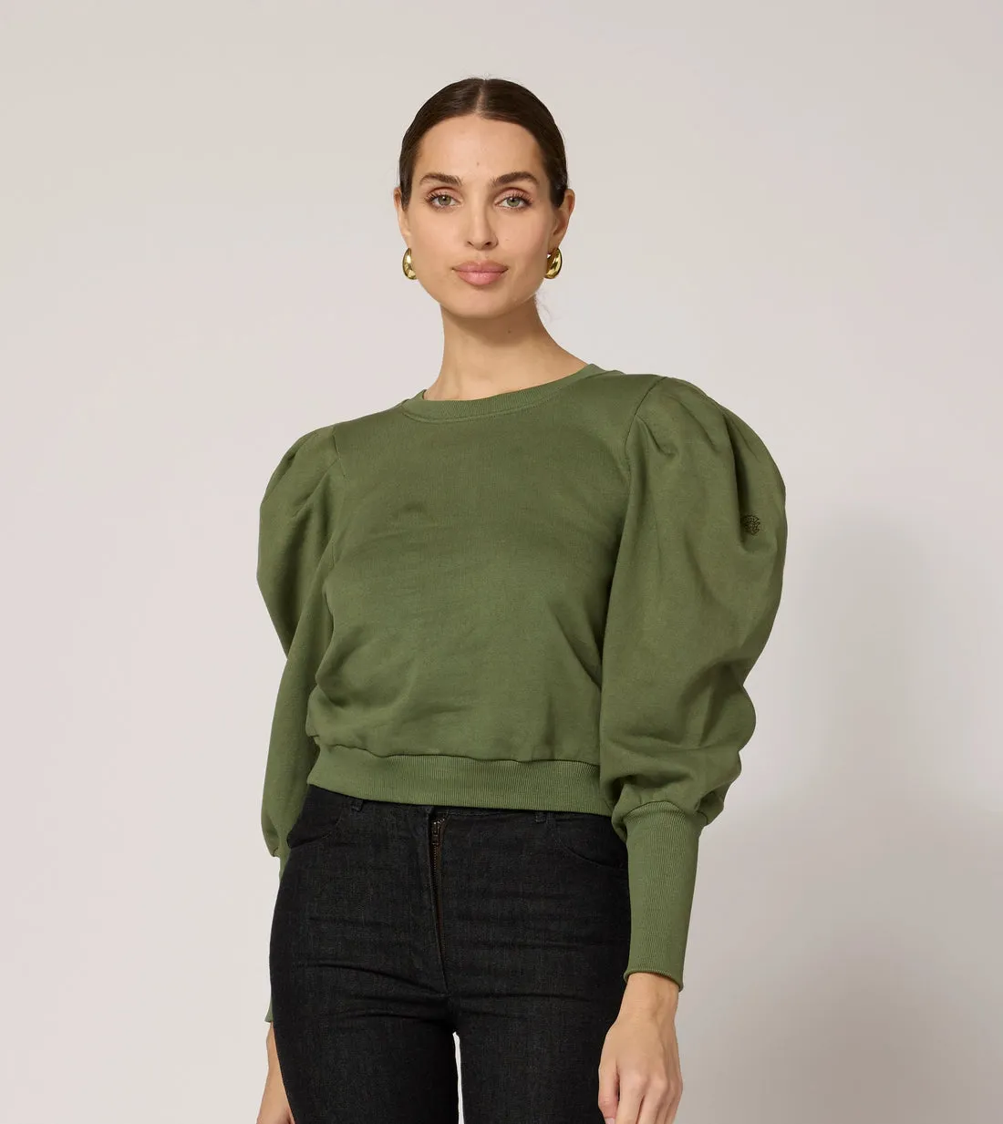 Indi Sweatshirt - Army Green