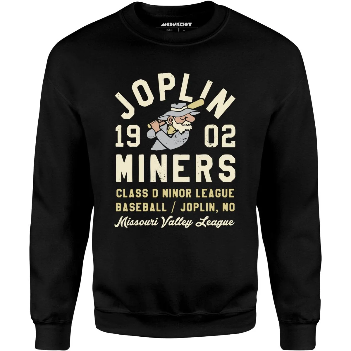 Joplin Miners - Missouri - Vintage Defunct Baseball Teams - Unisex Sweatshirt