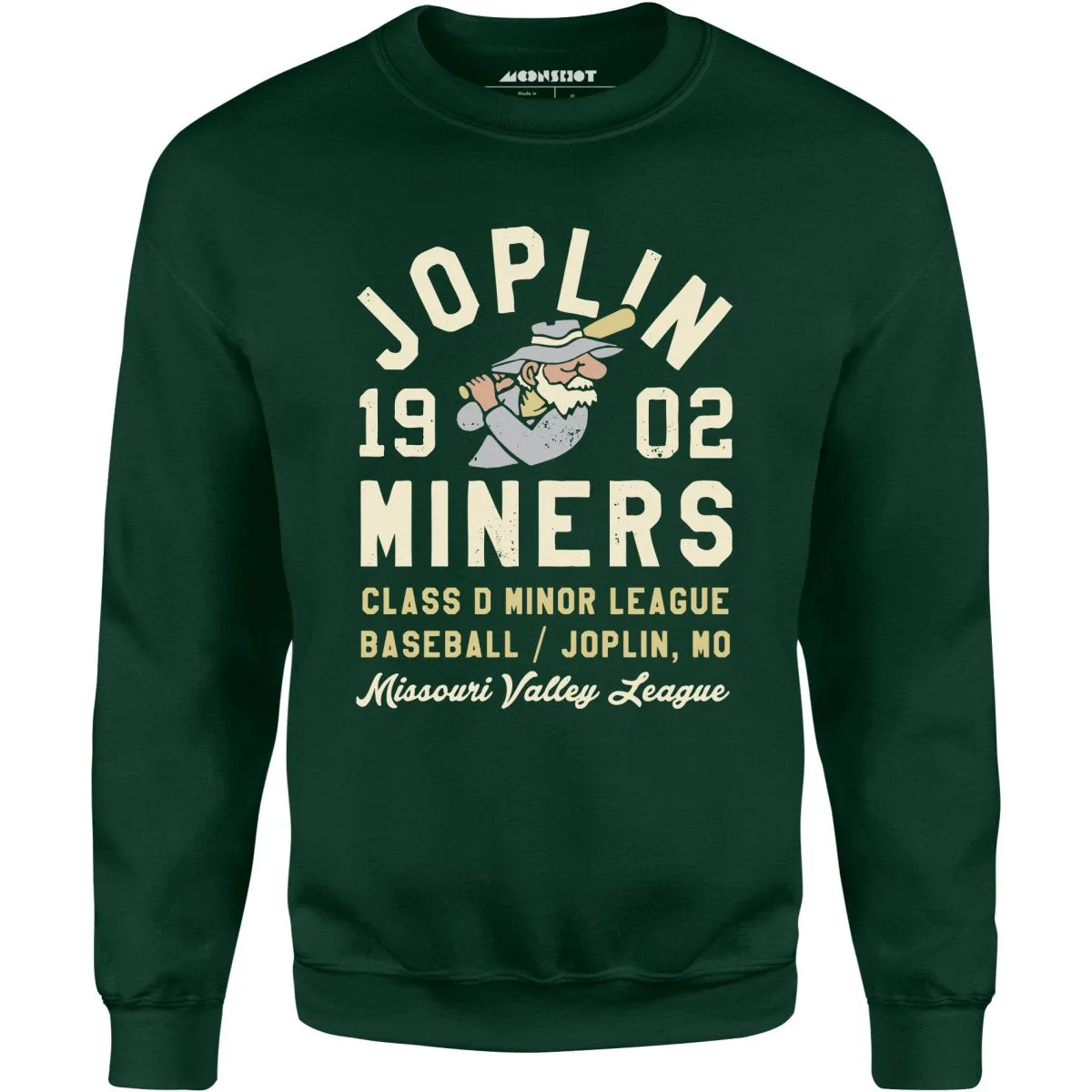 Joplin Miners - Missouri - Vintage Defunct Baseball Teams - Unisex Sweatshirt