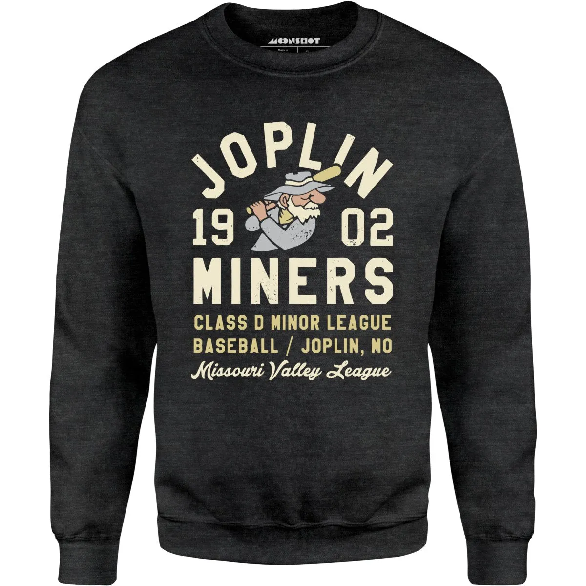 Joplin Miners - Missouri - Vintage Defunct Baseball Teams - Unisex Sweatshirt