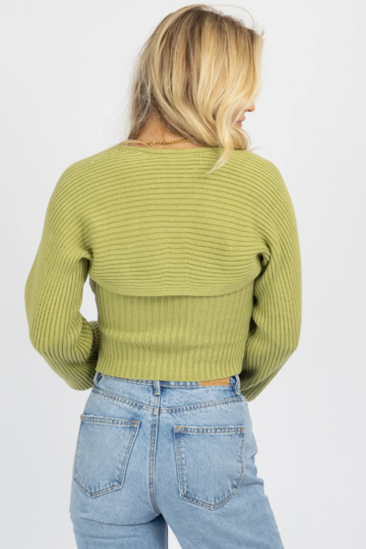 KIWI TUBE TOP   BOLERO SWEATER SET