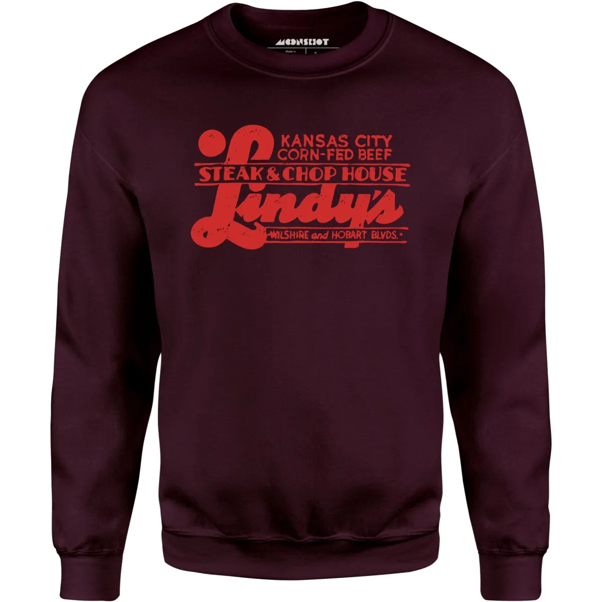 Lindy's Steak & Chop House - Los Angeles, CA - Vintage Restaurant - Unisex Sweatshirt