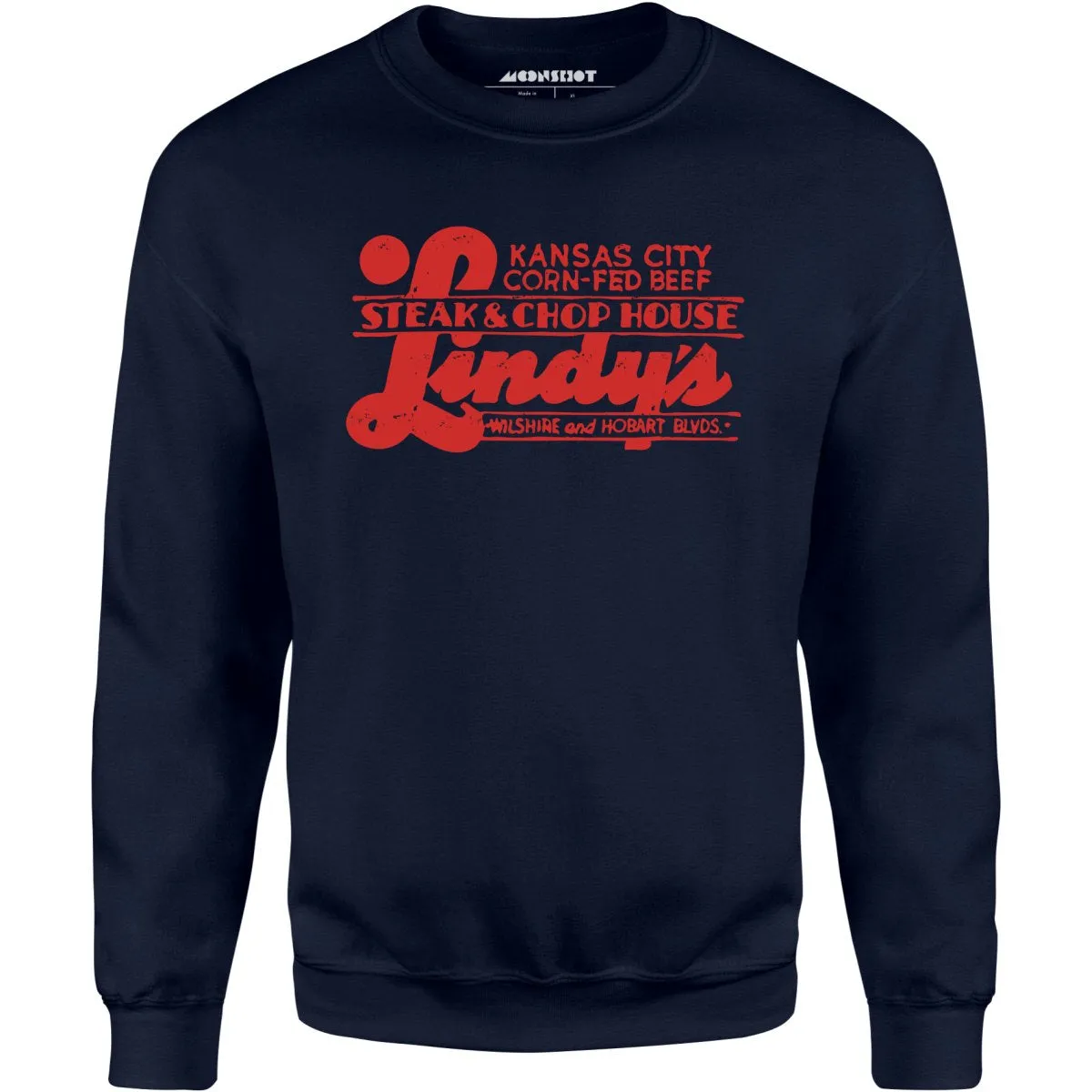 Lindy's Steak & Chop House - Los Angeles, CA - Vintage Restaurant - Unisex Sweatshirt