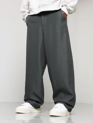 Loose Fit Micro Twill Tailoring Balloon Trouser