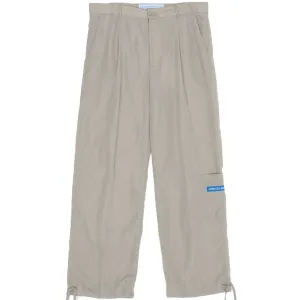 NYLON PLEATED PANT