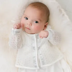 Owen Knit Christening Sweater