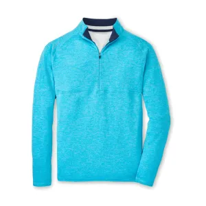 Peter Millar Maven Performance Quarter-Zip Sweater - Reef Blue