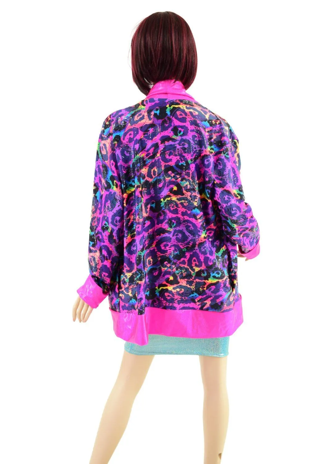 Rainbow Leopard "Not a Cardigan"