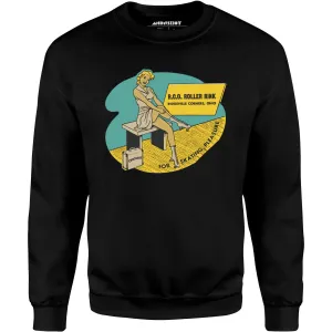 R.C.O. Roller Rink - Ridgeville Corners, OH - Vintage Roller Rink - Unisex Sweatshirt