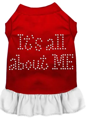 Rhinestone All About Me Dress Red With White Xxl (18)