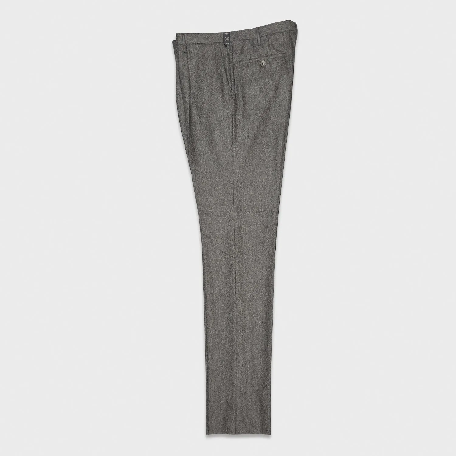 Rota Men's Flannel Wool Trousers Smoke Grey