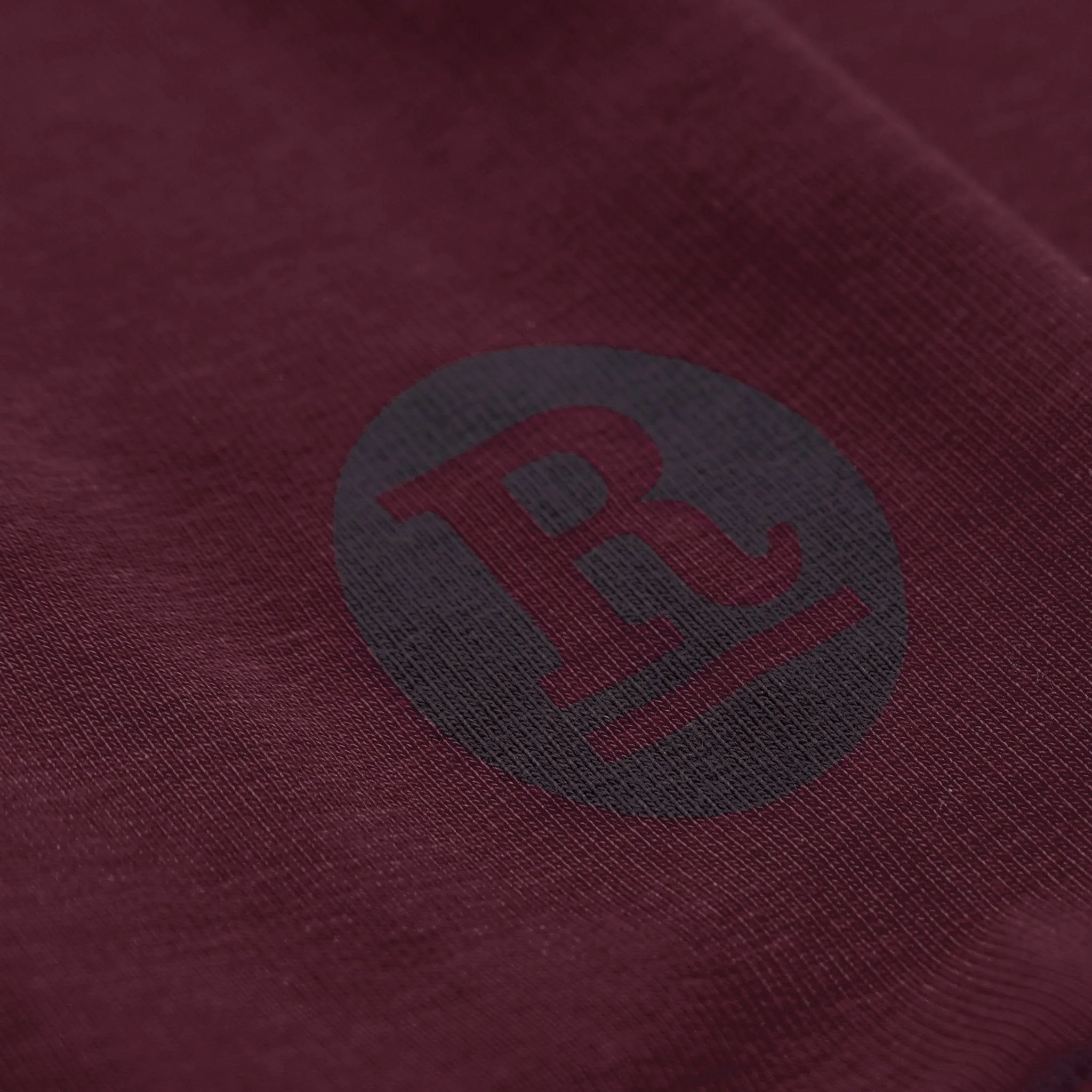 Rouleur Logo - Organic Sweatshirt - Unisex - Burgundy