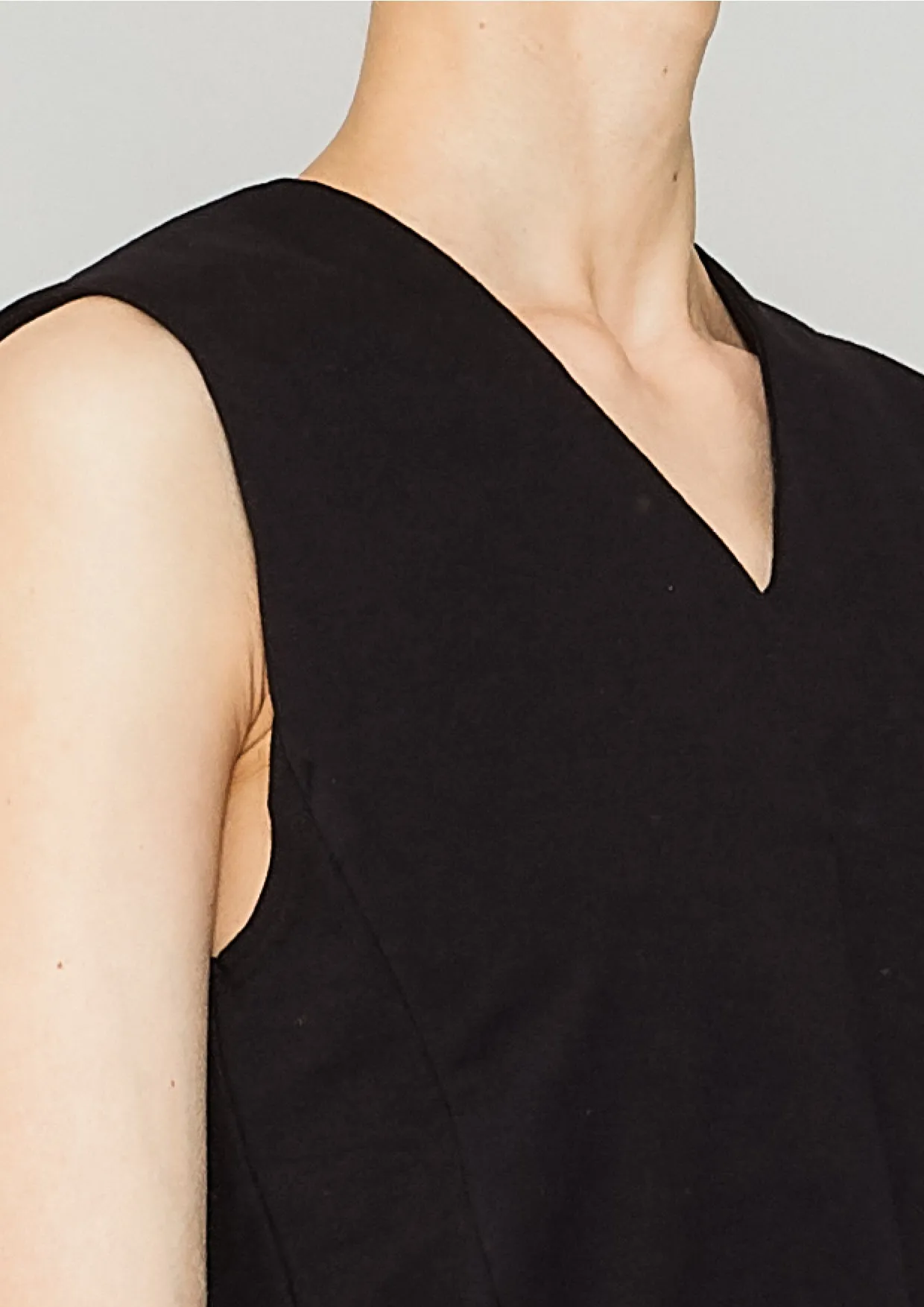 SHIRT SLEEVELESS - COTTON JERSEY black