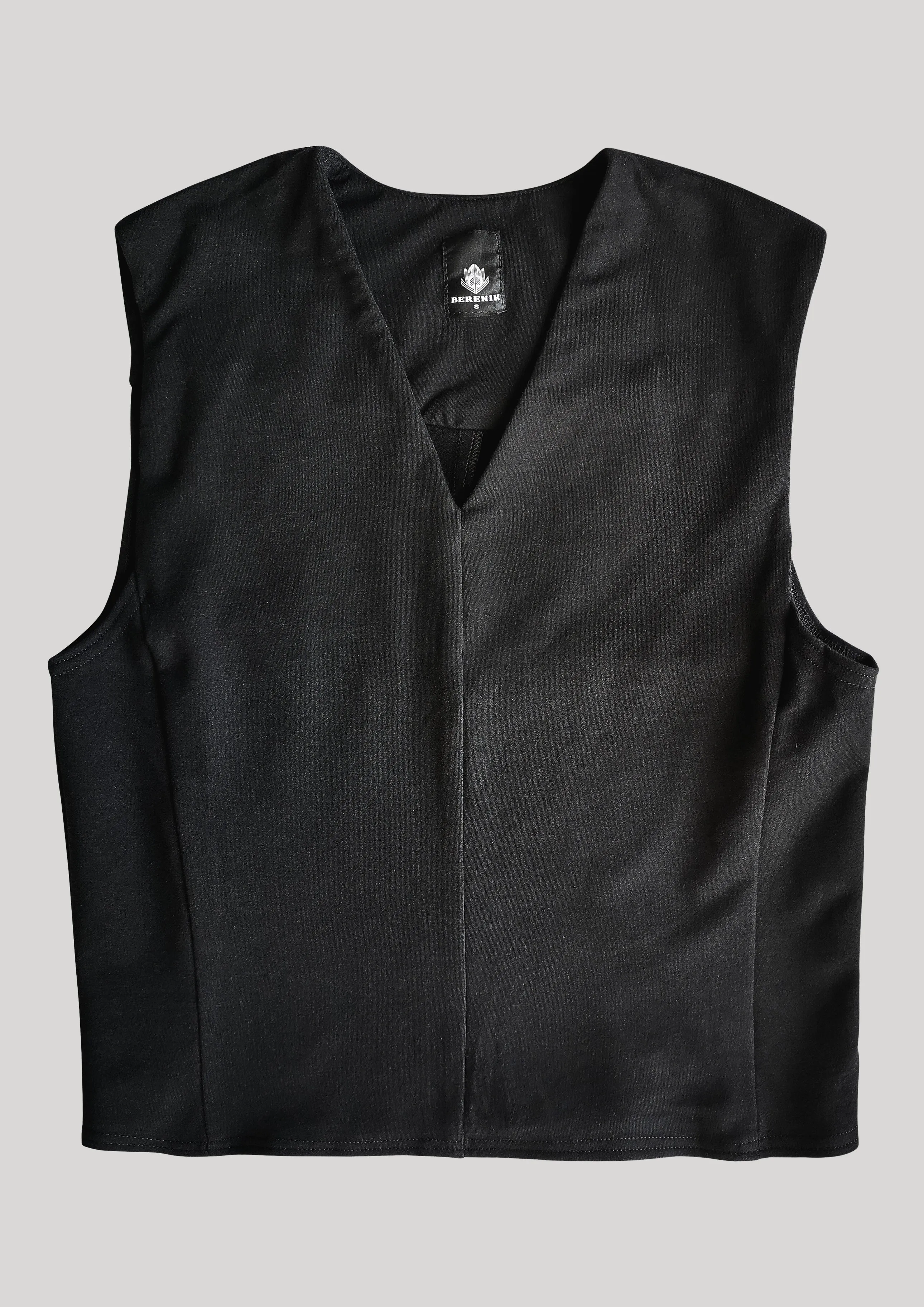 SHIRT SLEEVELESS - COTTON JERSEY black