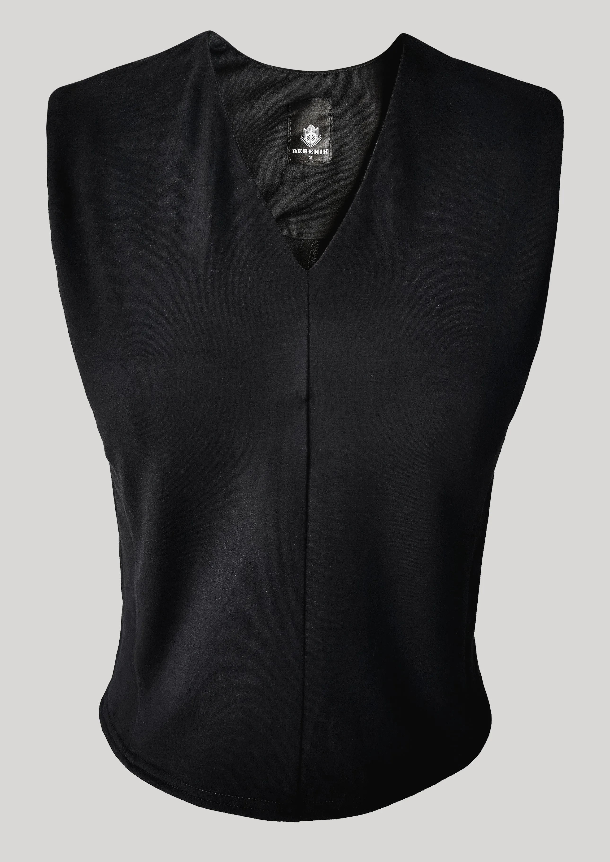 SHIRT SLEEVELESS - COTTON JERSEY black