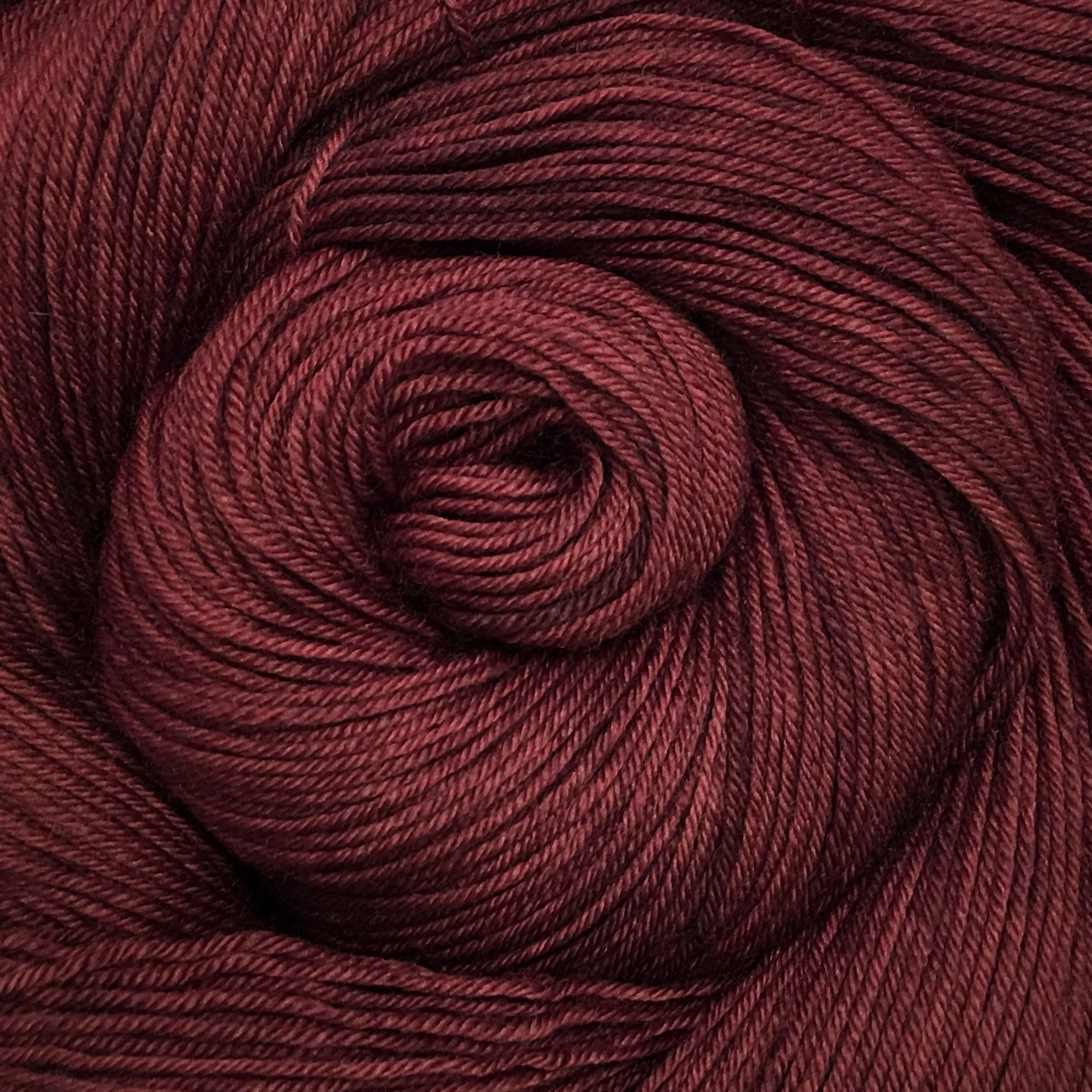 Simply Sock Yarn - Garnet Semi Solid