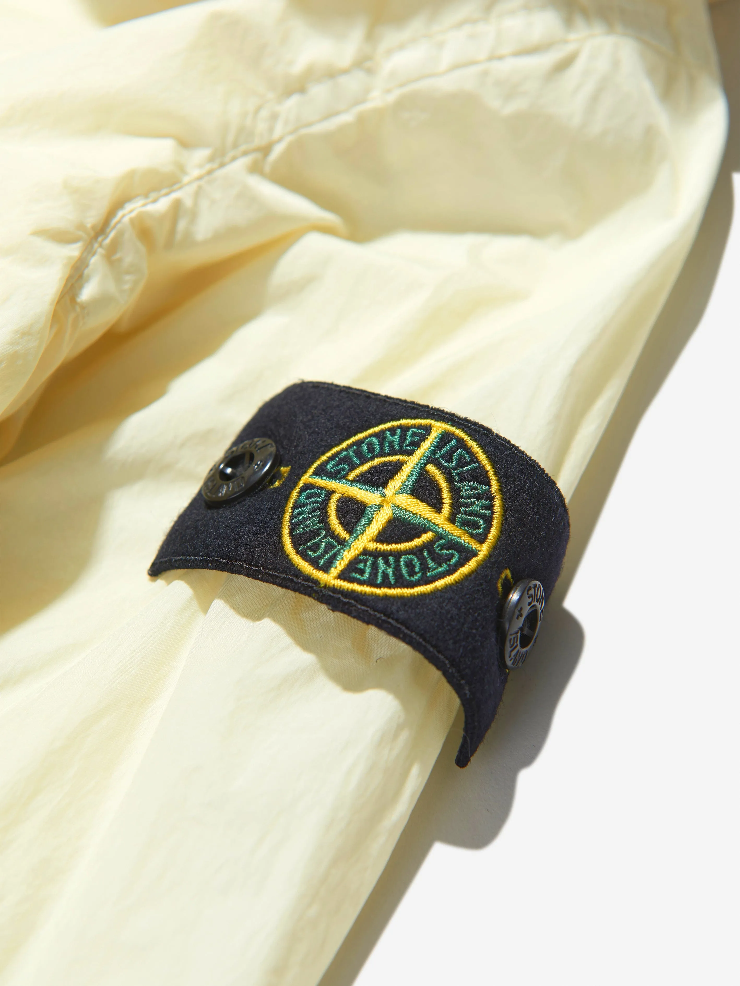 Stone Island Junior Boys Showerproof Hooded Zip Up Jacket