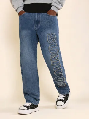 Straight Fit Jean With Applique