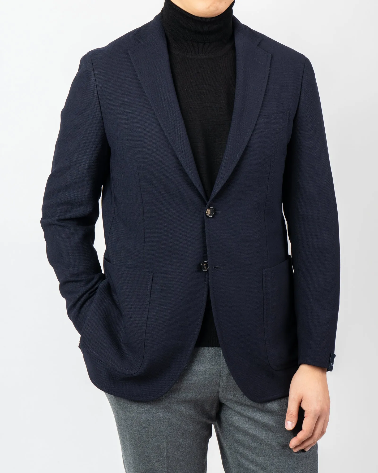 Stretch Hopsack Travel Blazer