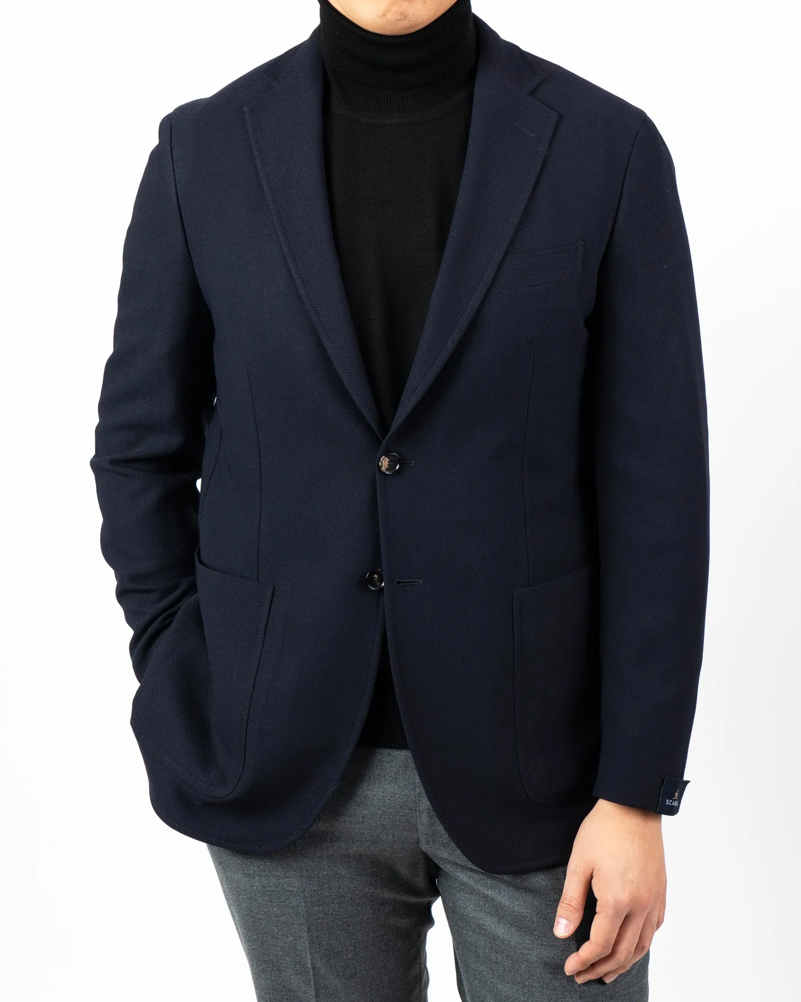 Stretch Hopsack Travel Blazer