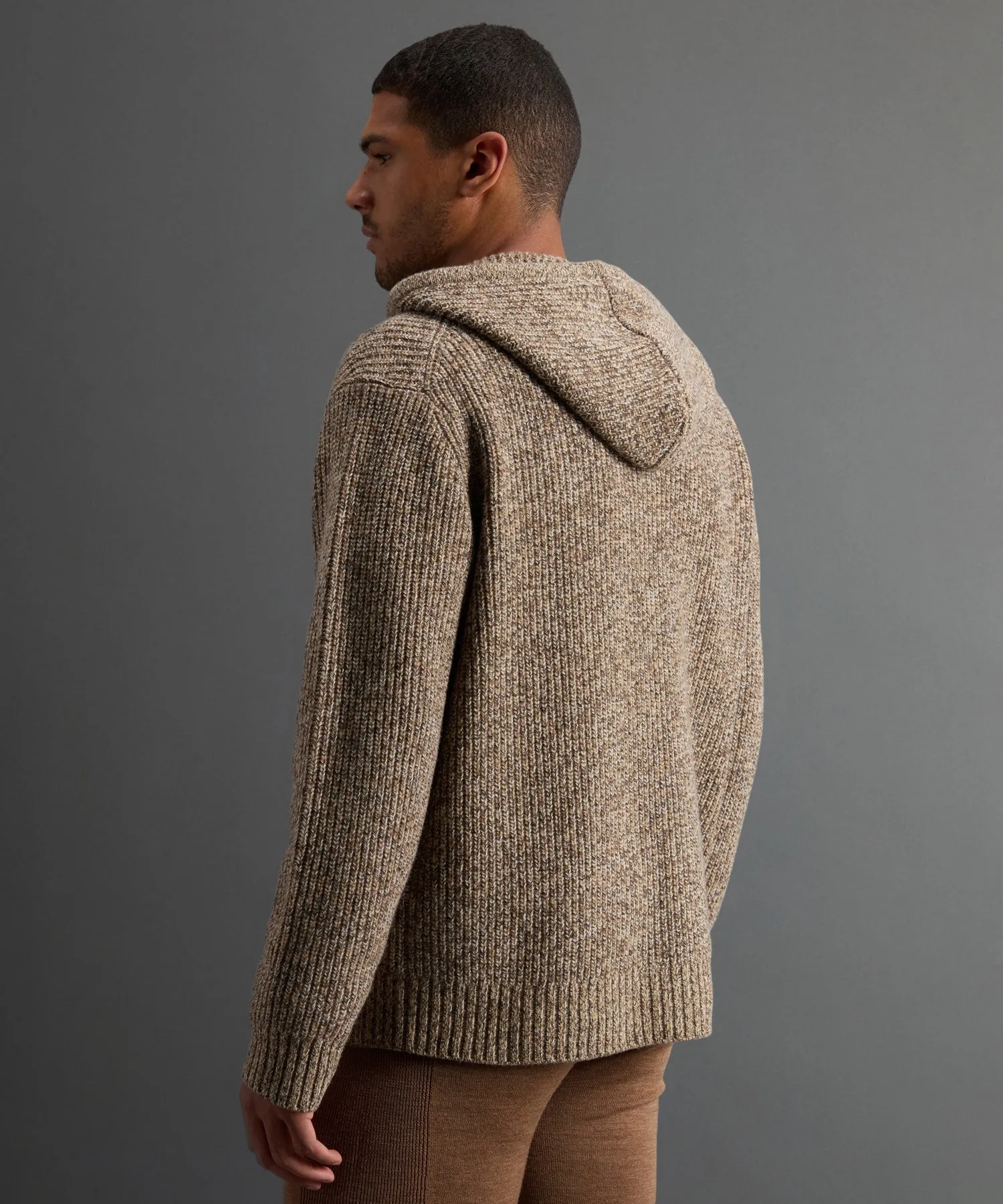 Todd Snyder X Woolrich Mouliné Full-Zip Sweater