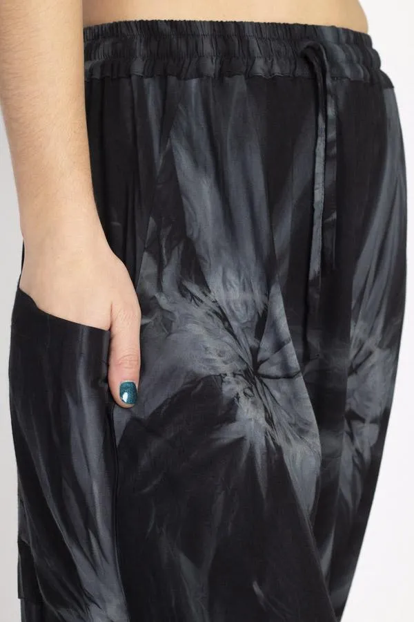 Unisex Tie-dye Flowy Harem Pants