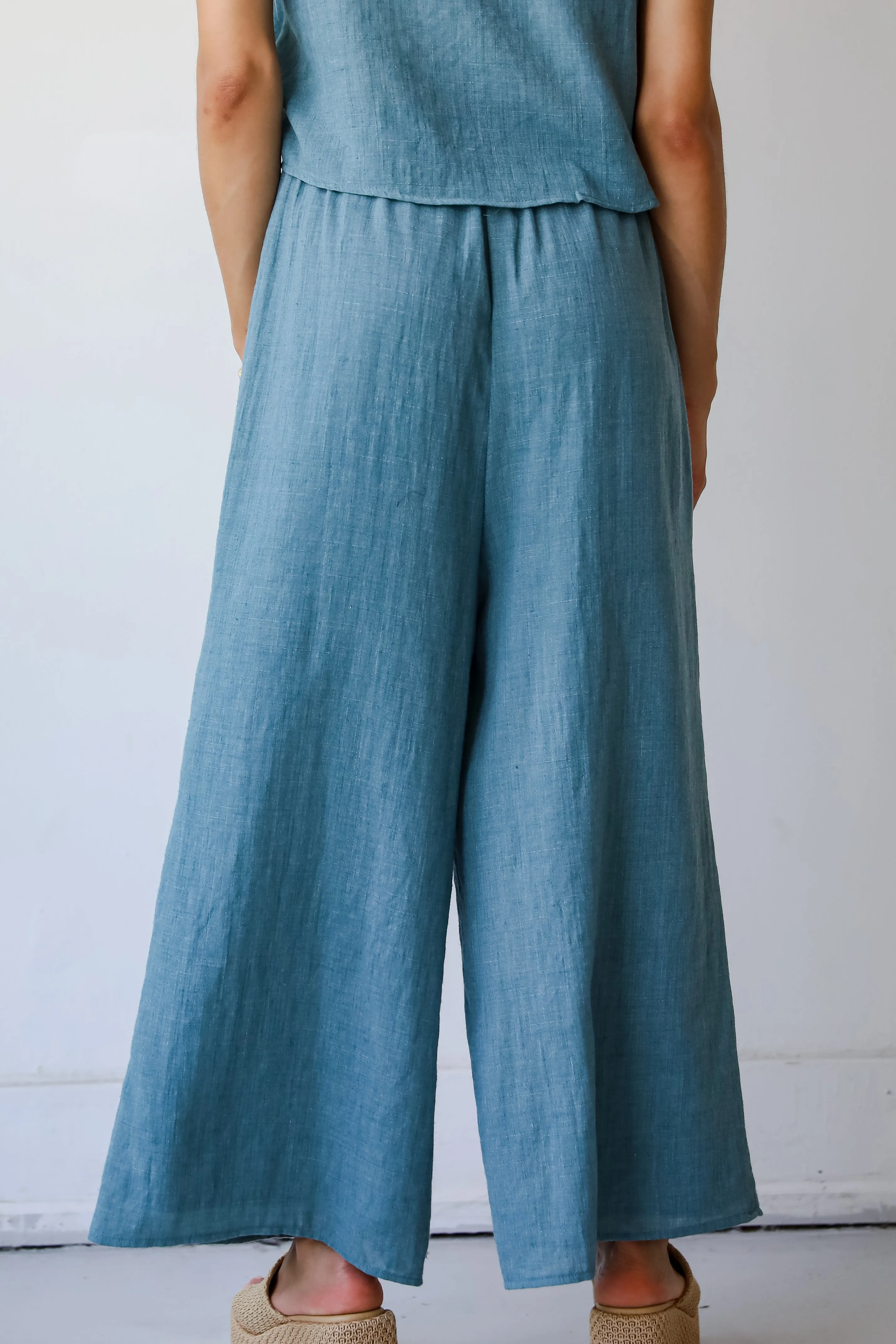 Vacay Bound Teal Pants - DU DEAL