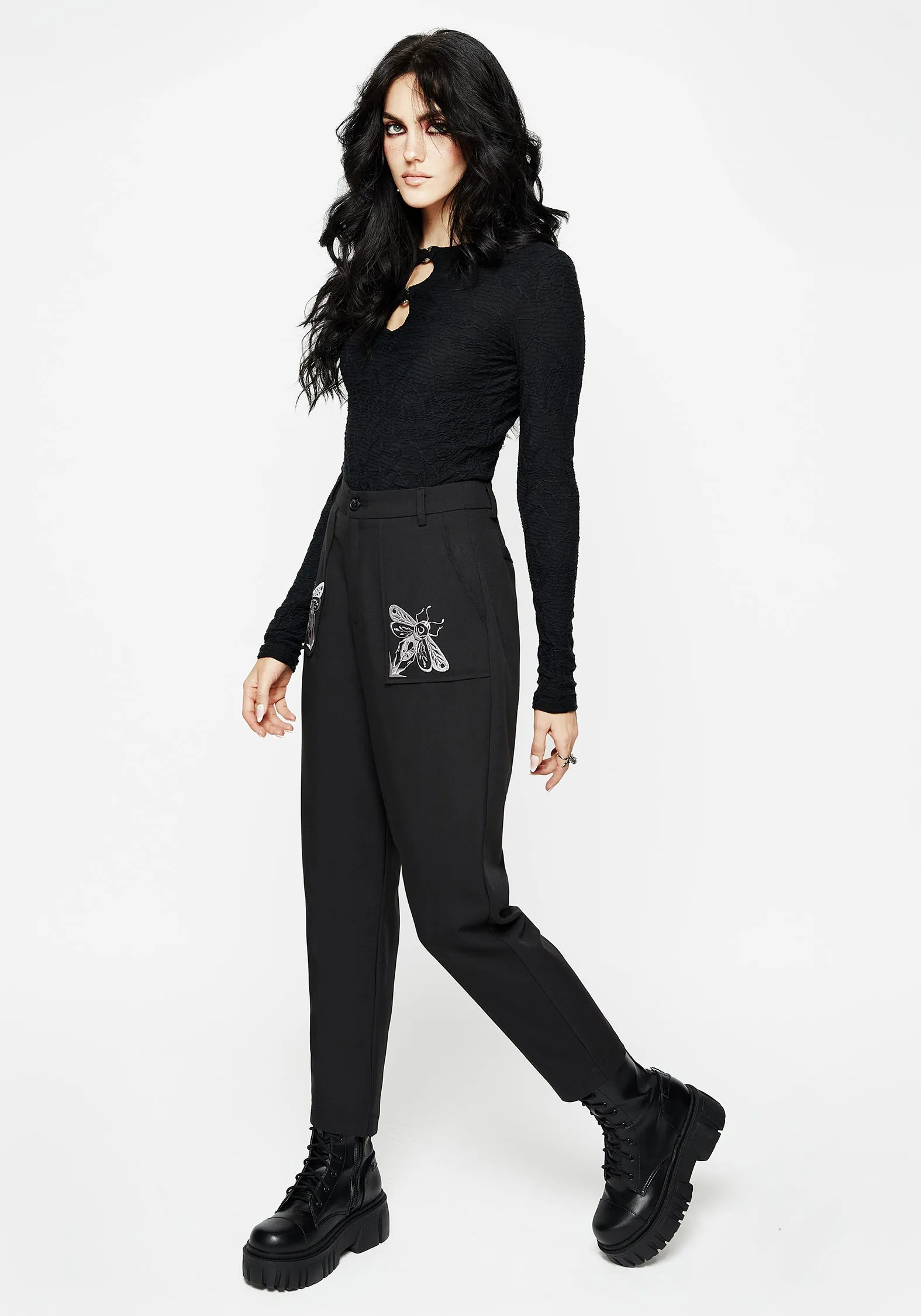 Vigil Embroidered Tapered Trousers