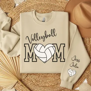 Volleyball Mom Sweatshirt Customized w/ Child's Number