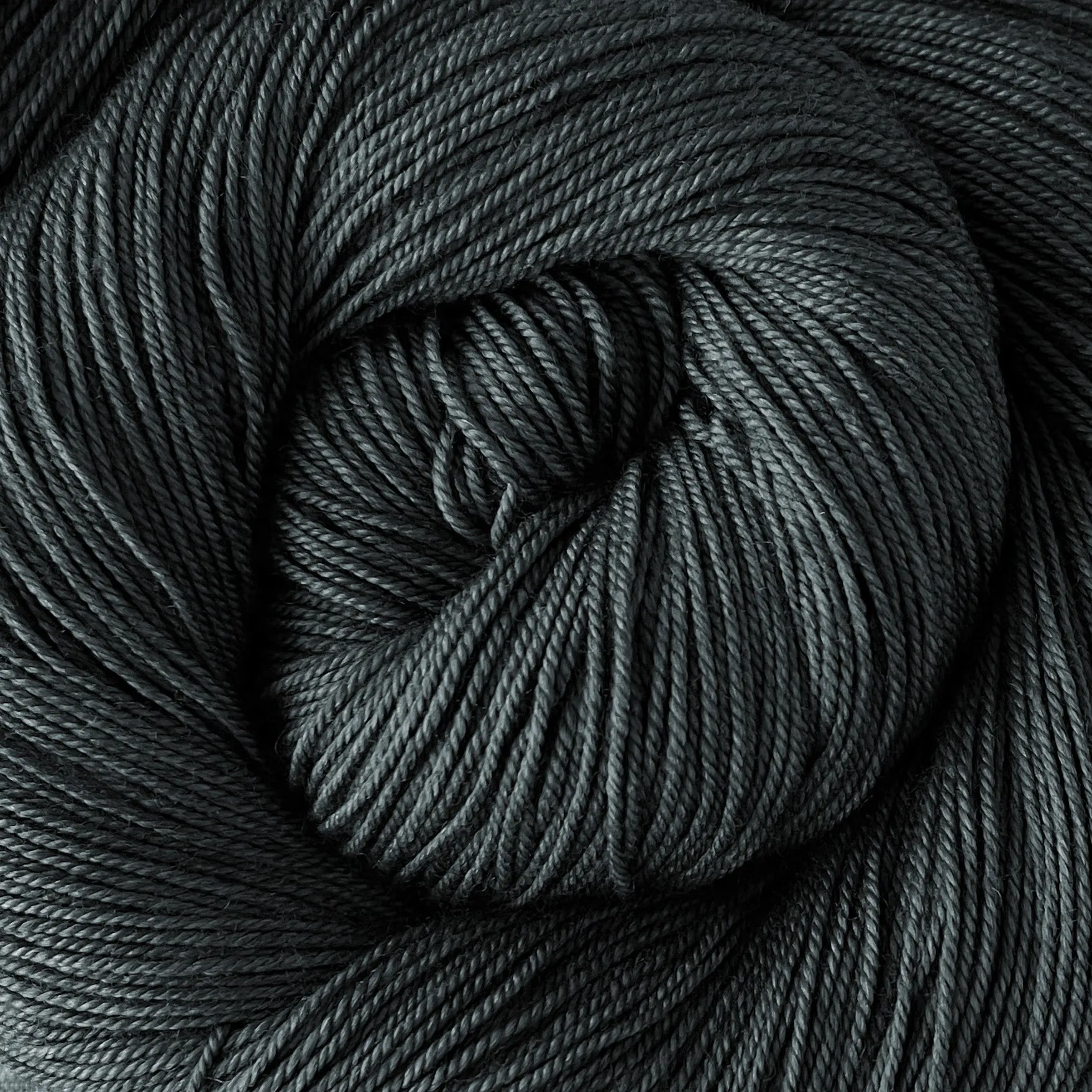 Yakity Yak Fingering Weight Yarn - Steel Semi Solid