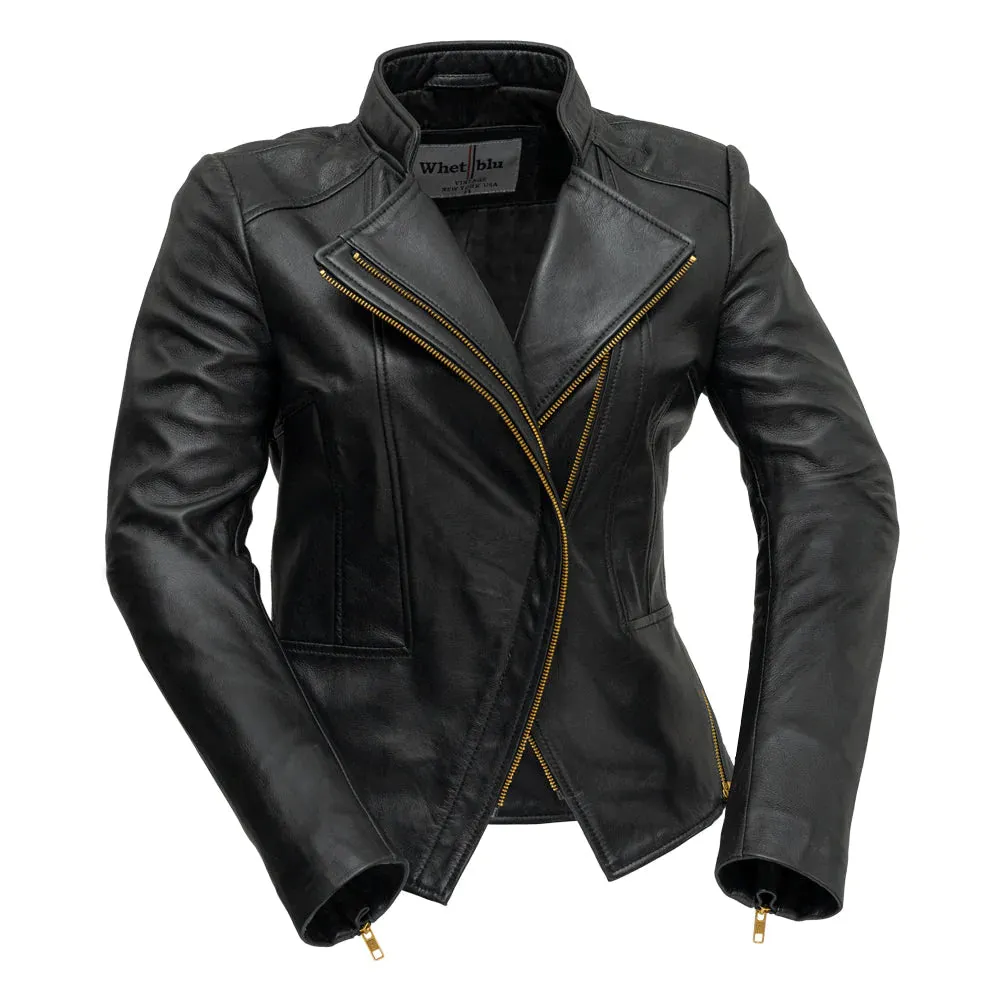 Zoey Womens Fashion Leather Jacket